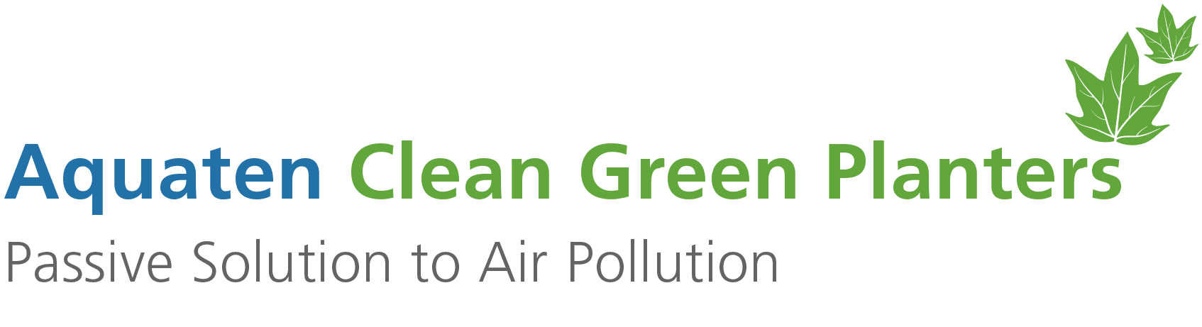 Aquaten Clean Green Planters - Passive Solution to Air Pollution